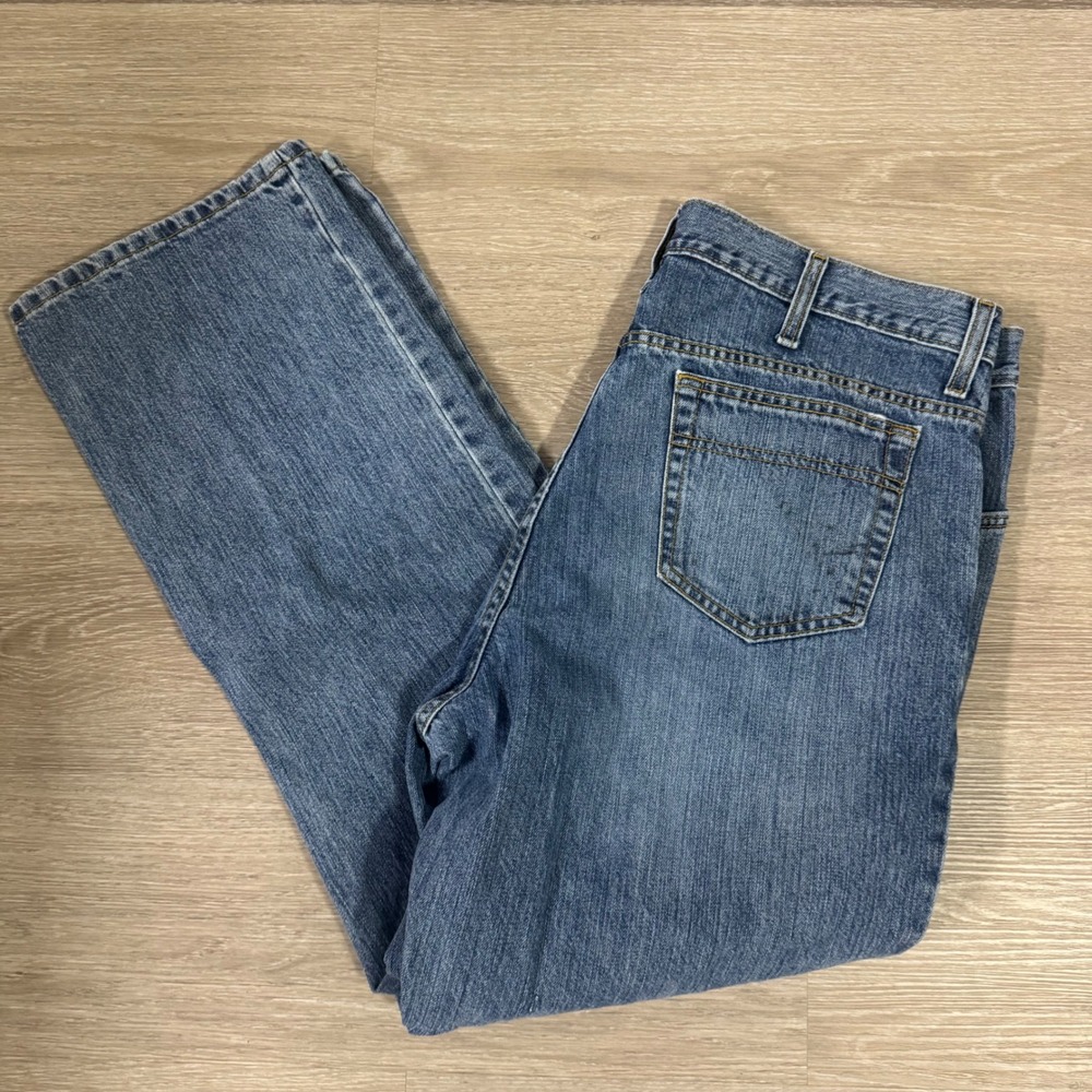 Cinch Jeans Mens 38x32 Blue Straight Leg Denim Cowboy Western MB92834 003